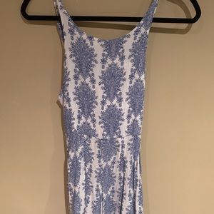 Open/tie back romper